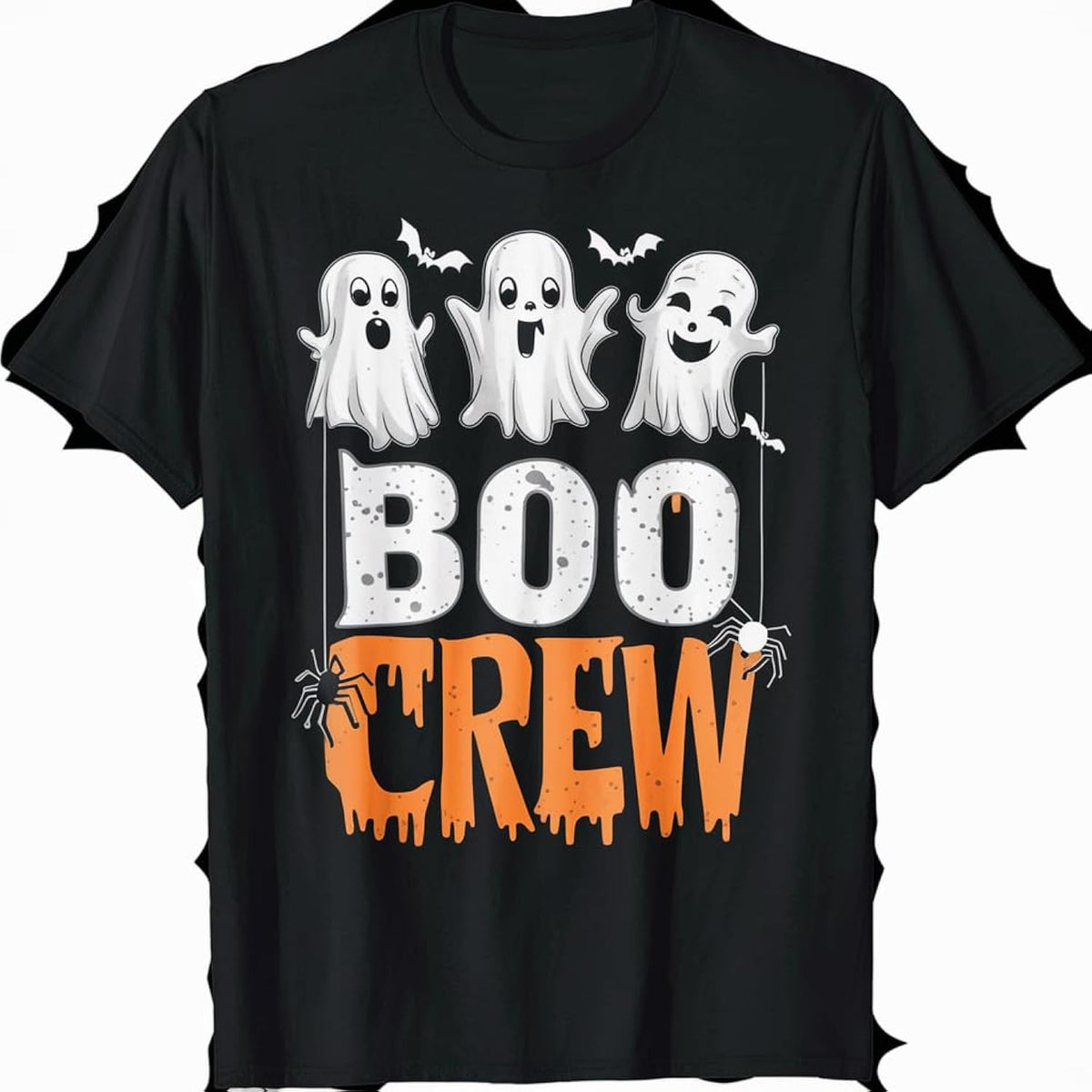 The Boo Crew Ghostly Halloween Family Matching T-Shirt