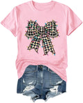 Coquette Bow Christmas Shirt Coquette Bow Christmas T-Shirt Crewneck & V-Neck Tee