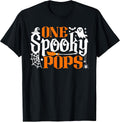 One Spooky Pops Funny Halloween Family Matching T-Shirt
