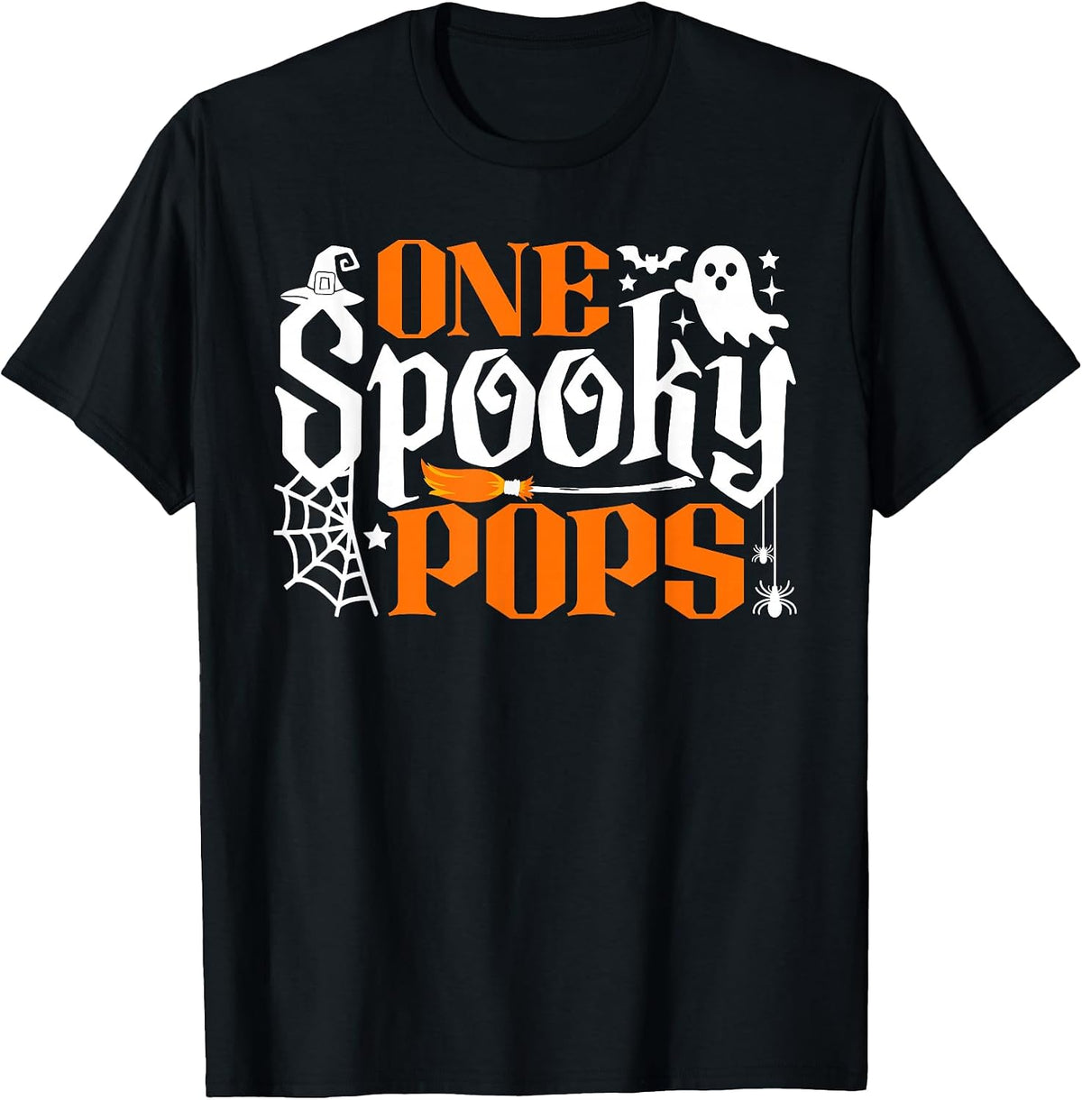 One Spooky Pops Funny Halloween Family Matching T-Shirt
