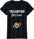 Tailgating for Two Autumn Pregnant Funny Tshirt
