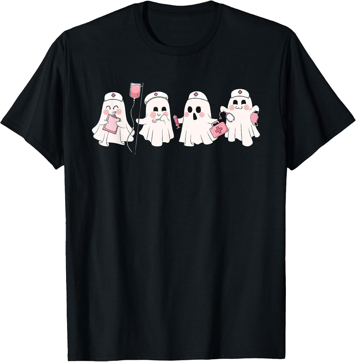 Funny Ghost Spooky Nurse Halloween Cute RN Nurse