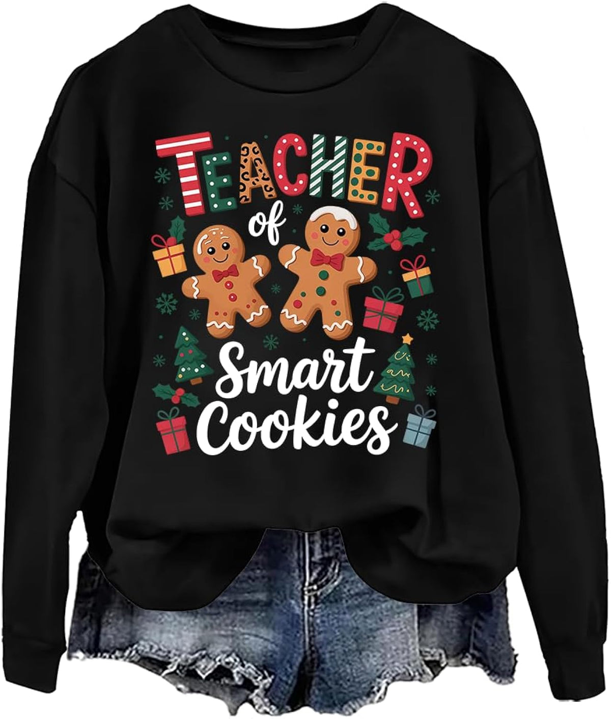Teacher Of Smart Cookies Sweatshirt Funny Teacher Christmas Hoodie