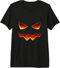 Spooky Pumpkin Face Halloween Design Halloween Pumpkin Premium Tri-blend T-Shirt