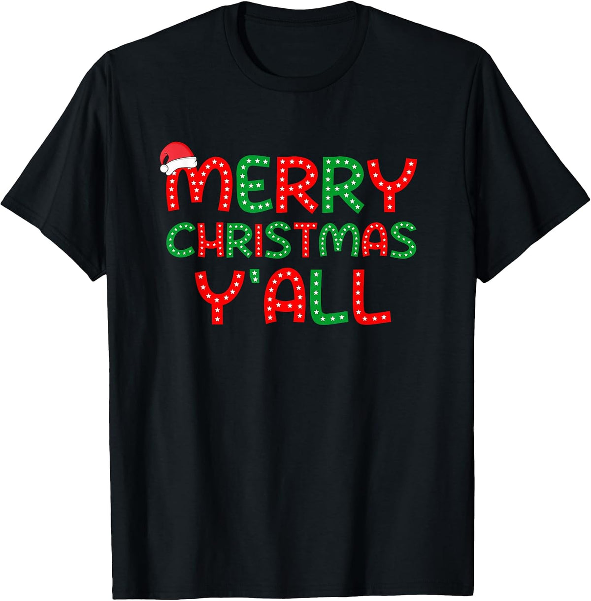 Merry Christmas Y'all Xmas Family Matching Men Women Kids T-Shirt