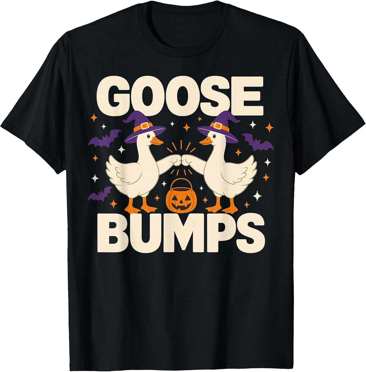 Goose Bumps Goosebumps Halloween Funny Fist Bump Silly Meme T-Shirt