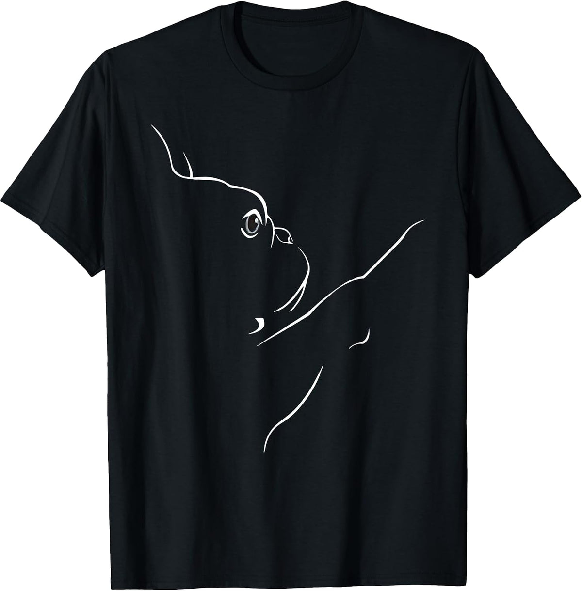 French Bulldog Line Art T Shirts for Dog Lovers Funny Graphic Tees Men Women