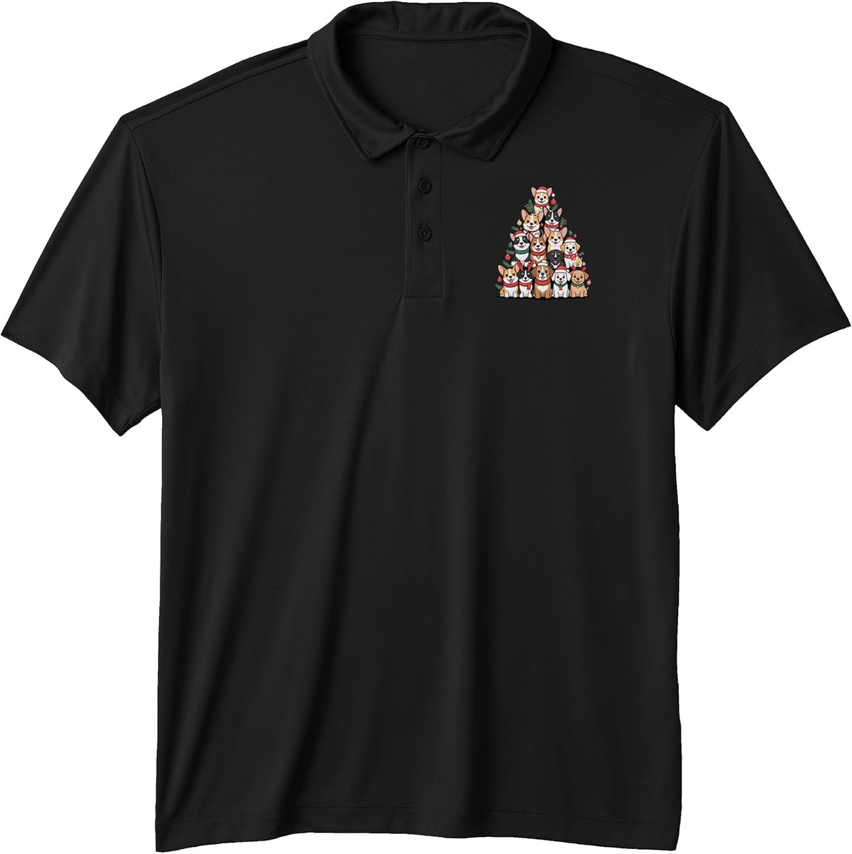 Christmas Dogs Dog Owners Performance Polo Shirt