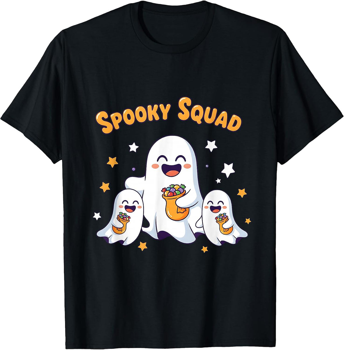 Funny Halloween Tee Ghost Family Matching T-Shirt