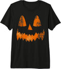 Pumpkin Face Halloween Premium Tri-blend T-Shirt