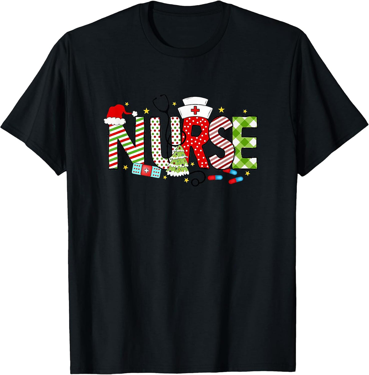 Christmas Nurse Nursing Xmas Holiday Nurses T-Shirt
