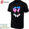 67 Drip Liquid Aesthetic Number 67 Birthday Celebration shirt Unisex