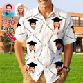 Personalized Graduation Hawaiian Shirt: Custom Face & Text, 2026 Gift
