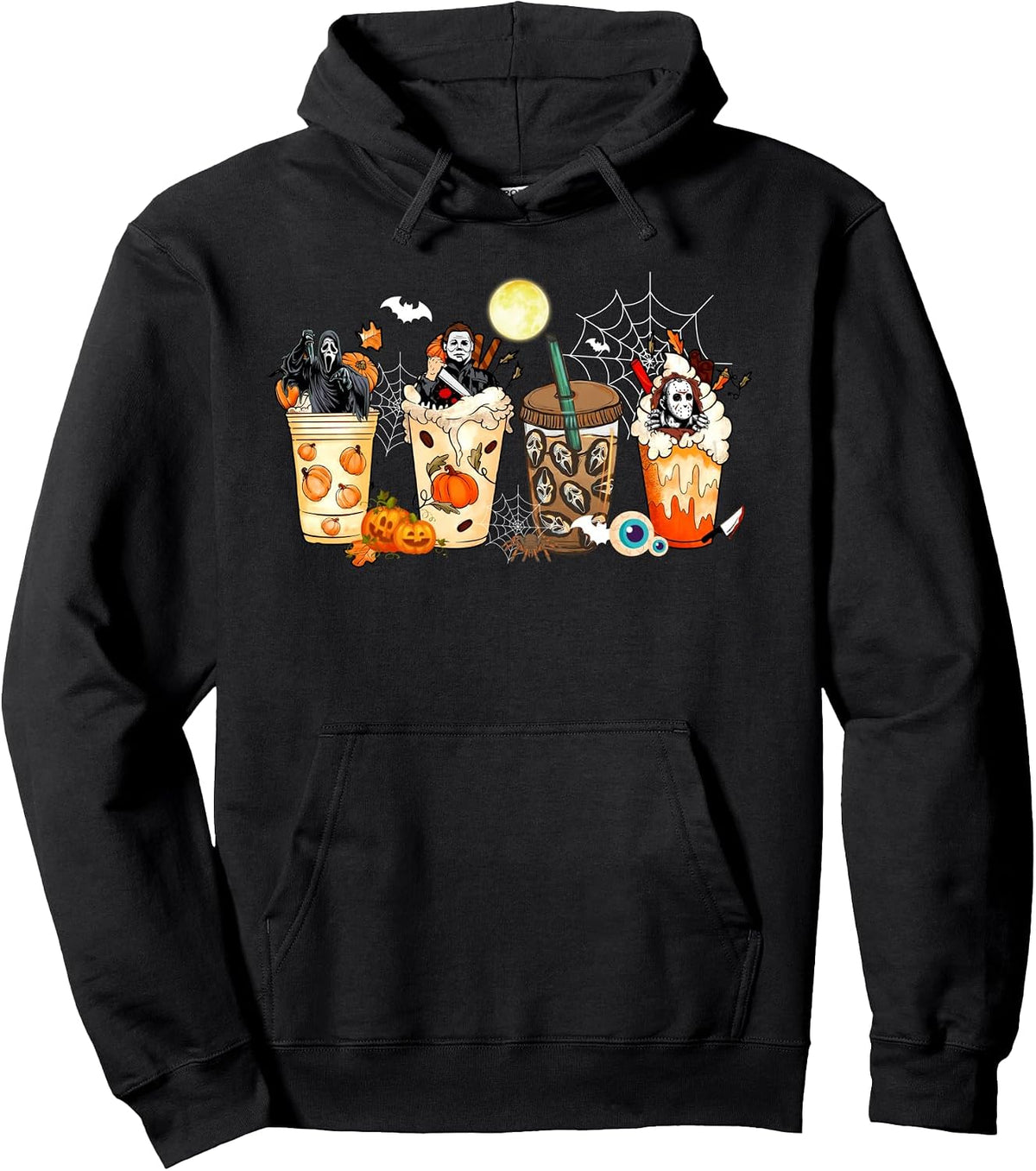 Pumpkin Latte Spice Coffee Horror Movie Halloween