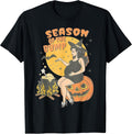 Halloween Pregnant Skeleton Baby Pumpkin Spooky Mom to Be T-Shirt