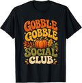 Gobble Gobble Social Club - Autumn Lunch Date T-Shirt