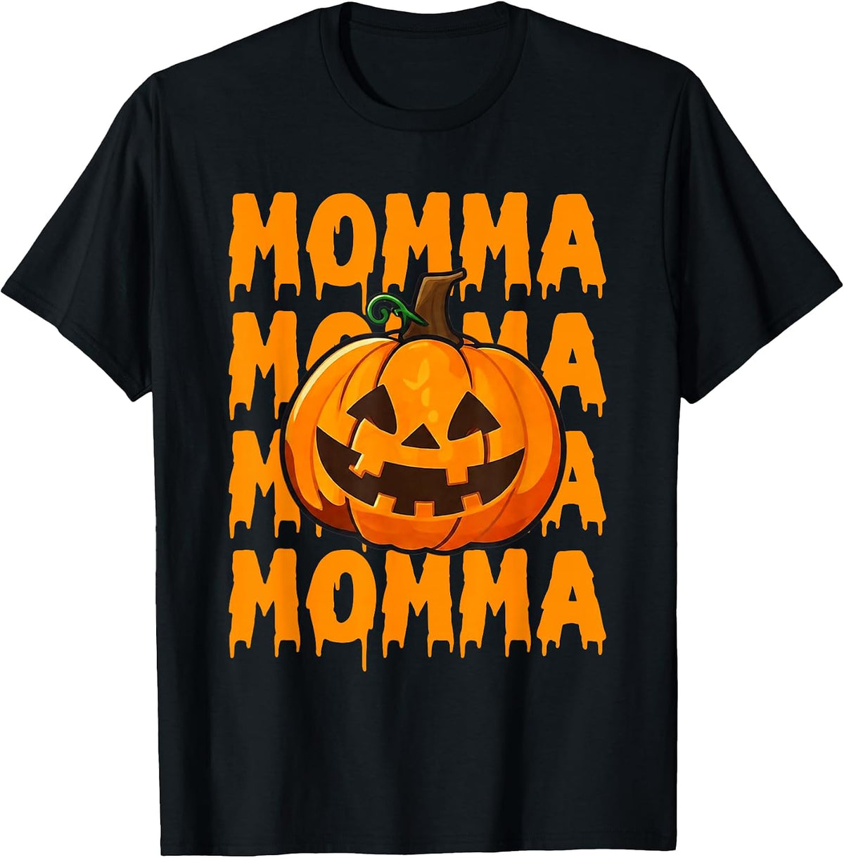 Momma Pumpkin Matching Family Halloween T-Shirt