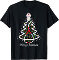 Nurse Christmas Tree Shirt Stethoscope Nursing NICU RN LPN T-Shirt