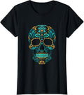 Sugar Skull Dia-de-Los-Muertos Mexican Day-of-the-Dead T-Shirt