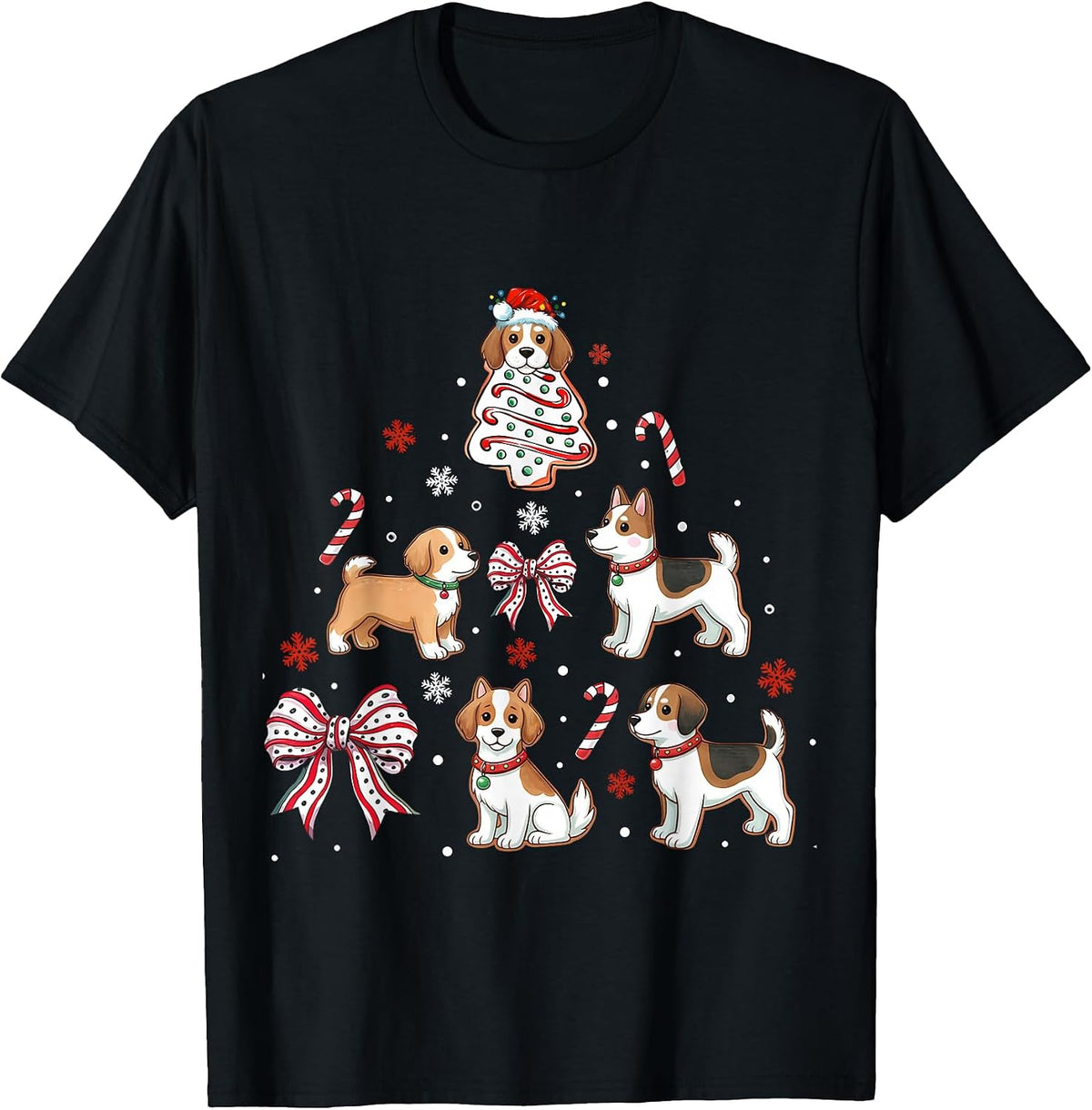 Cakes Christmas Tree Xmas Holiday Men Women T-Shirt