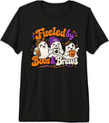Fueled by Boos and Brews Retro Ghost Coffee Crew Premium Tri-Blend T-Shirt