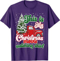 This is My Christmas Movie Watching Shirt Red Truck Vintage T-Shirt