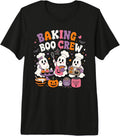 Baking Boo Crew Halloween Spooky Ghost Baking Baker Premium Tri-Blend T-Shirt