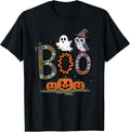 Spooky Season Boo Crew Funny Halloween for Family Matching T-Shirt