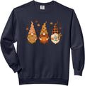 Cozy Fall Brews Gnomes, Pumpkin Coffee Autumn Design Comfort Colors Adult Sweatshirt