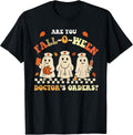 Funny Nurse Halloween Ghost Medical Fall Humor T-Shirt