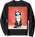 Cute Cat Christmas Sweatshirt