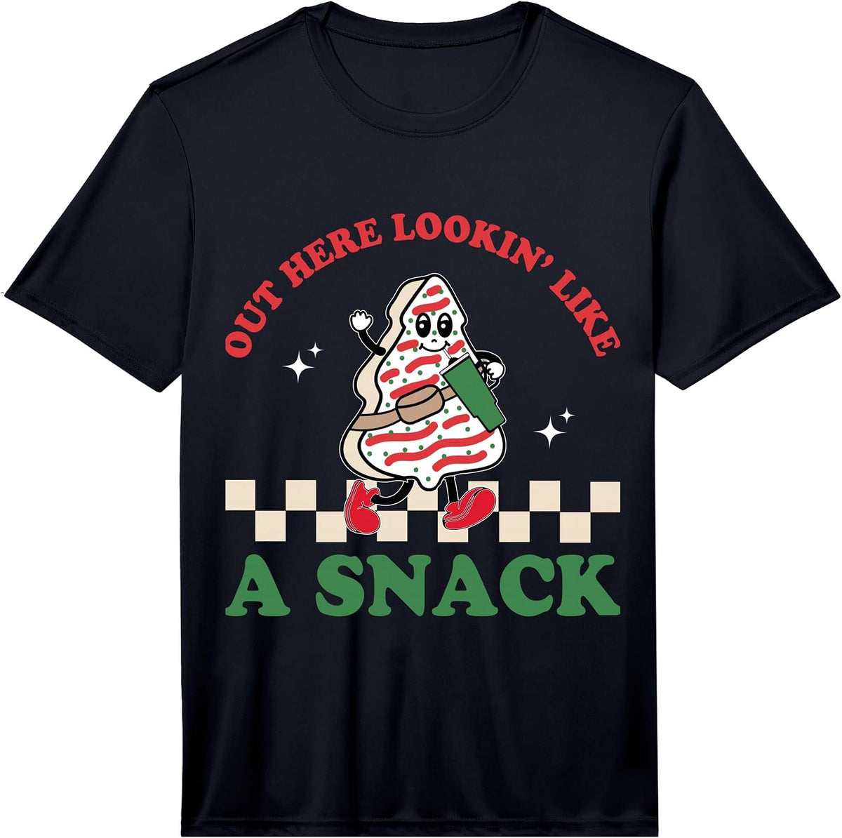 Out Here Lookin Like A Snack Christmas Tree Cake