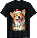 Corgi Merry Christmas Dog T-Shirt