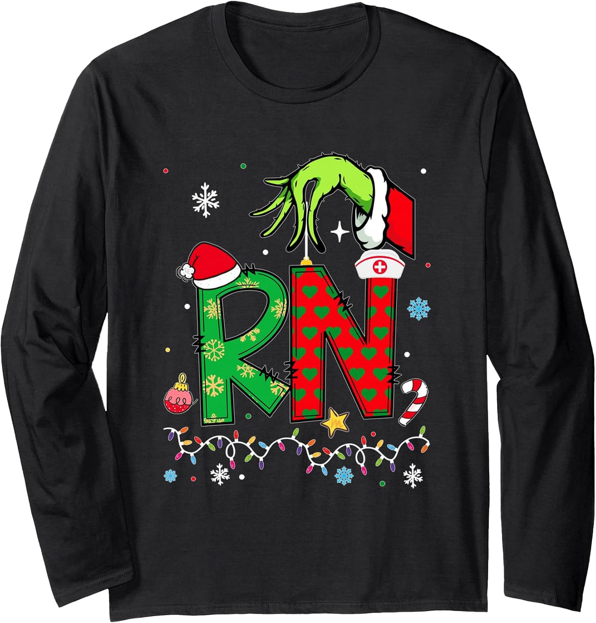 RN Xmas for Women Long Sleeve T-Shirt