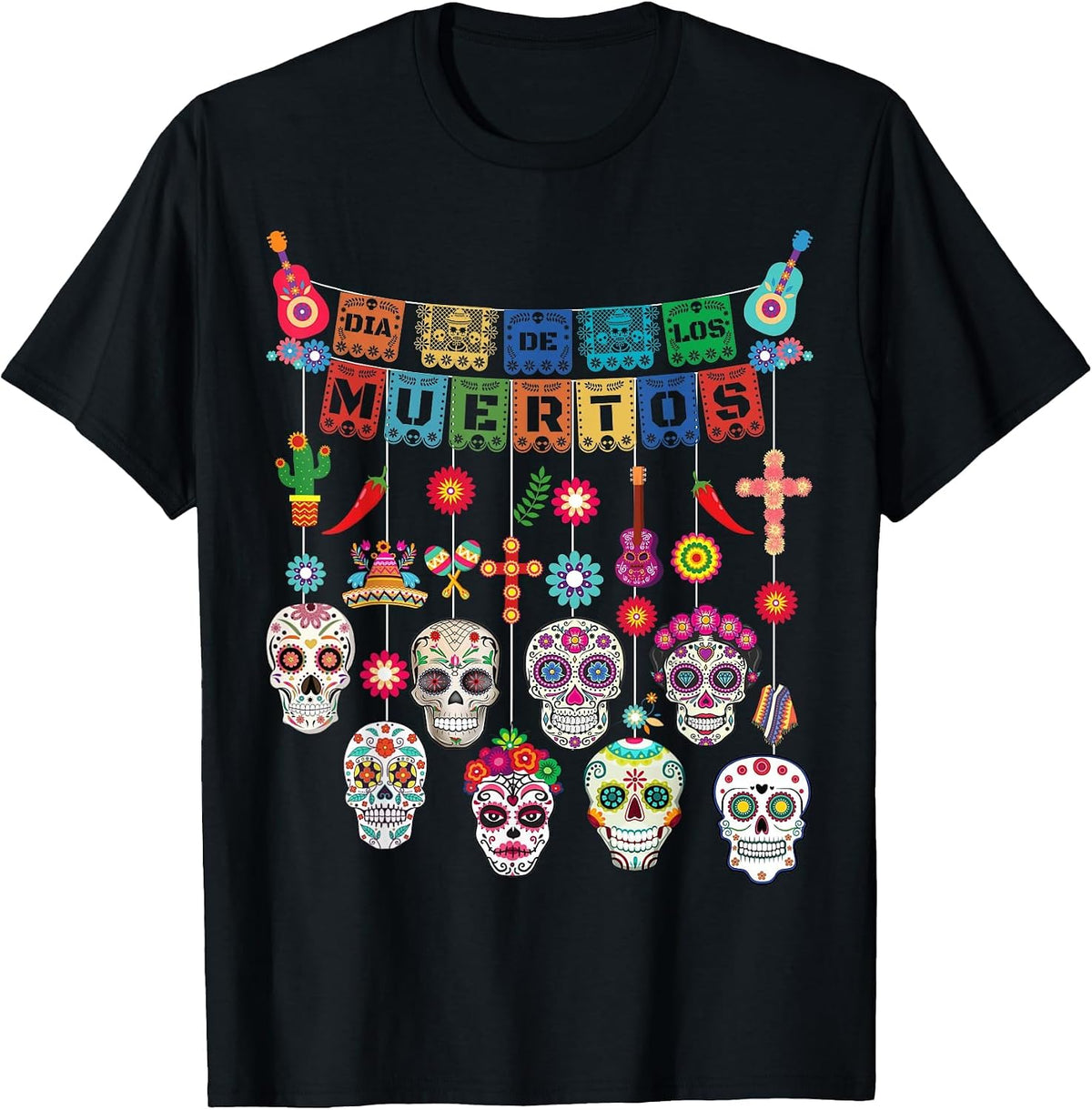 Dia De Los Muertos Day of the dead tee