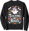 Spooky Classroom Teaching My Boos Halloween Ghost Teacher Sweatshirt
