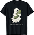 Pickle Ghost Funny Spooky Halloween Pickle Food Humor T-Shirt