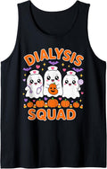 Halloween Dialysis Squad Kawaii Ghost Dialysis Nurse Sleeveless Tank Top