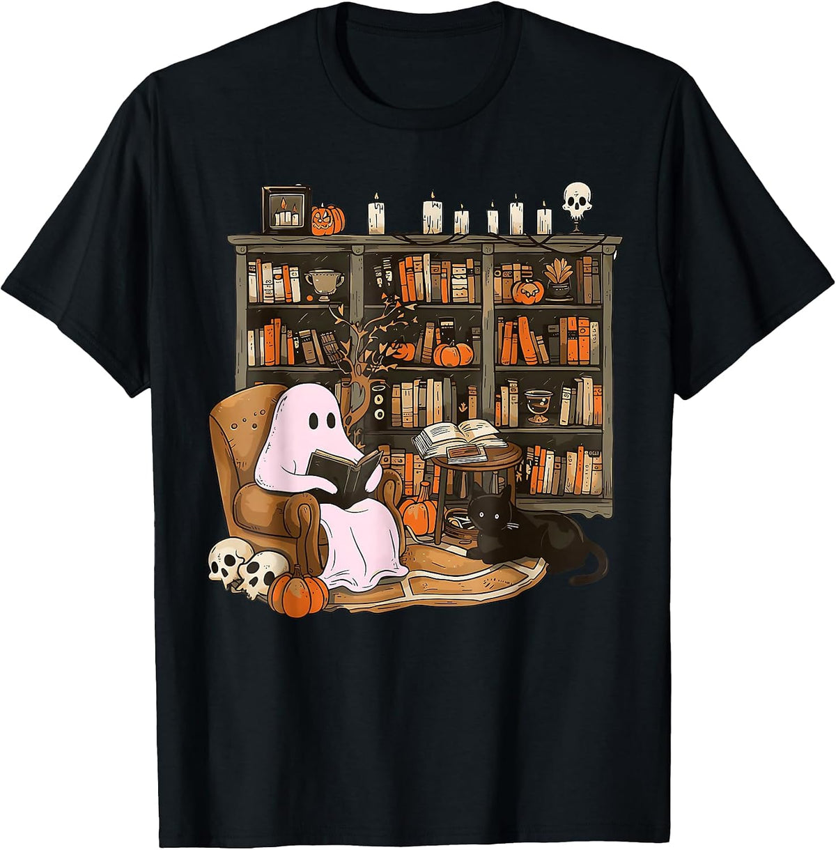 Halloween Ghost Reading Book