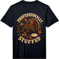 Men's Professionally Stuffed Funny Turkey Meme Design Performance T-Shirt