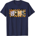 Halloween Mama Vintage Checker Ghost Pumpkin T-Shirt