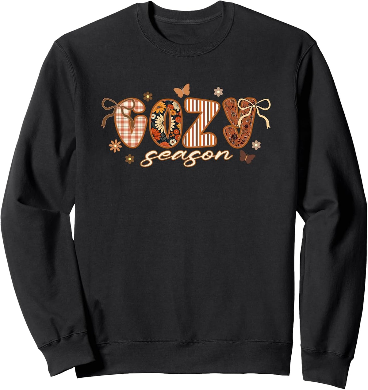 Cozy Season Fall Vibes Autumn Aesthetic Sweatshirt
