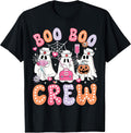 Boo Boo Crew Nurse Funny Ghost Halloween Nurse Life Women T-Shirt