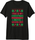 Mens This is My Christmas Movie Watching Shirt - Funny Xmas Movie Premium Tri-Blend T-Shirt