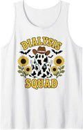 Halloween Dialysis Squad Western Ghost Dialysis Nurse Sleeveless Tank Top