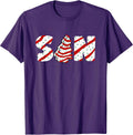 Christmas Tree Cake Matching Family Party Pajama Son T-Shirt