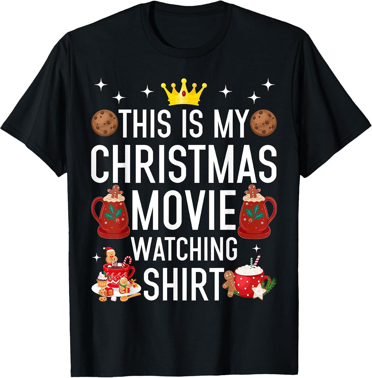This is My Christmas Movie Watching Shirt Merry Christmas T-Shirt