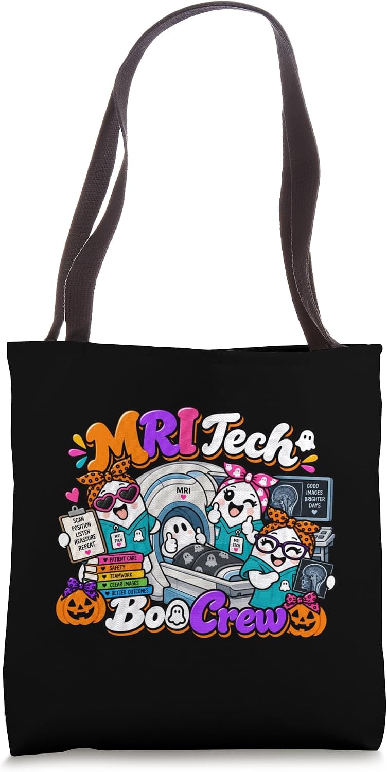 MRI Tech Boo Crew Matching Halloween Tote Bag