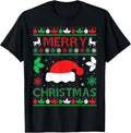 Funny Merry Christmas Xmas Pajama Family Matching T-Shirt
