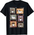 Dog in Ghost Costume Funny Halloween Puppy Lover T-Shirt